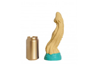 Бежевый фаллоимитатор Песчаная Змея medium - 24 см.