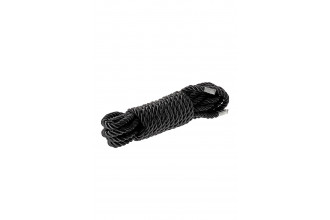 Черная веревка для шибари Deluxe Bondage Rope - 5 м.