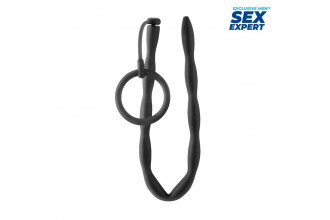 Черный стимулятор уретры Sex Expert