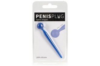 Синий уретральный стимулятор Penis Plug - 9,6 см.