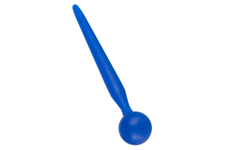 Синий уретральный стимулятор Penis Plug - 9,6 см.