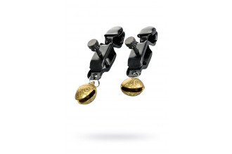 Черно-золотистые зажимы для сосков TOYFA Theatre