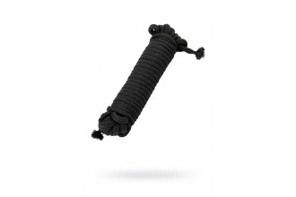 Чёрная хлопковая веревка для бондажа