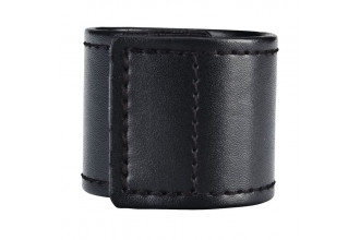 Хомут-утяжка для мошонки из искусственной кожи на липучке VELCRO BALL STRETCHER- 4 см.