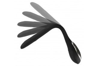 Черный гибкий уретральный стимулятор с вибрацией Vibrating Bendable Dilator - 13,5 см.