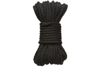 Черная верёвка для связывания и фиксации Bind&Tie - 9,14 м.