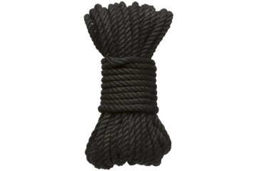 Черная верёвка для связывания и фиксации Bind&Tie - 9,14 м.