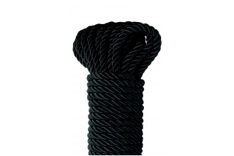 Черная веревка для фиксации Deluxe Silky Rope - 9,75 м.
