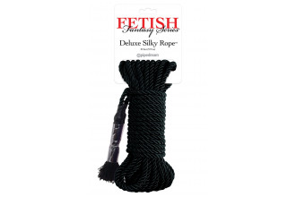 Черная веревка для фиксации Deluxe Silky Rope - 9,75 м.