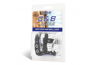 Утяжка на пенис на замочке Duo Cock And Ball Lock