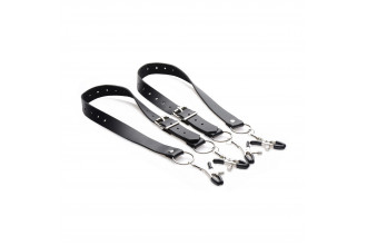 Ремни с зажимами для половых губ Spread Labia Spreader Straps with Clamps