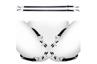 Ремни с зажимами для половых губ Spread Labia Spreader Straps with Clamps