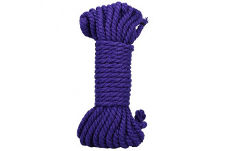 Фиолетовая верёвка для связывания и фиксации Bind&Tie - 9,14 м.