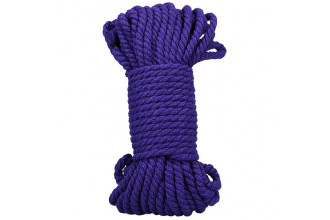 Фиолетовая верёвка для связывания и фиксации Bind&Tie - 15,24 м.