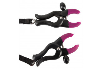 Женские вибростринги с зажимами для половых губ Spreader String with Vibrator