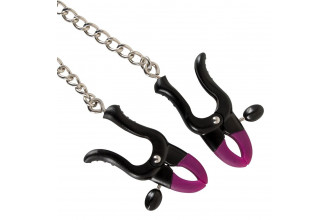 Зажимы на соски Silicone Nipple Clamps с цепочкой