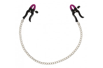 Зажимы на соски Silicone Nipple Clamps с цепочкой