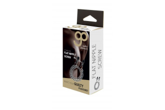 Регулируемые зажимы на соски Flat Nipple Screw с цепочкой