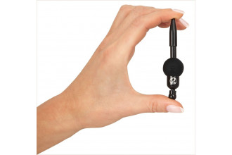 Черный уретральный вибростимулятор Vibrating Penis Plug