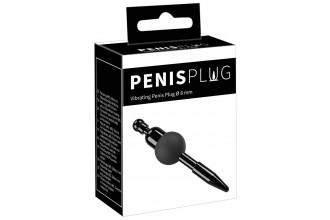 Черный уретральный вибростимулятор Vibrating Penis Plug