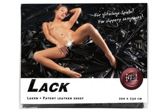 Черная виниловая простыня Vinyl Bed Sheet
