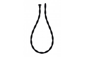 Черный уретральный массажер Glide Large - 30 см.