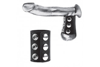 Утяжка на пенис на кнопочках 100% PVC STRAP WITH METAL SNAP