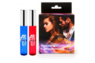 Набор тестеров ароматизирующих композиций с феромонами EROWOMAN & EROMAN Limited Edition - 9 шт. по 5 мл.