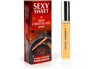 Парфюмированное средство для тела с феромонами Sexy Sweet с ароматом горячего шоколада - 10 мл.
