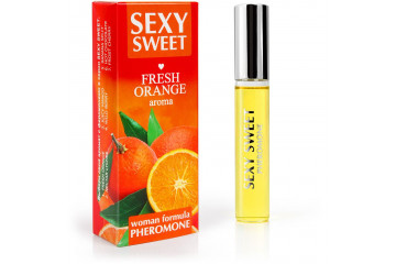 Парфюмированное средство для тела с феромонами Sexy Sweet с ароматом апельсина - 10 мл.