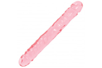 Двухсторонний гелевый фаллоимитатор Crystal Jellies 12 Jr. Double Dong - 30,5 см.