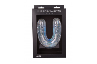 Прозрачный двусторонний фаллоимитатор Eternity - 29,5 см.