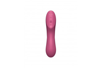 Малиновый вакуум-волновой вибростимулятор Satisfyer Curvy Trinity 3