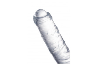 Прозрачный двухсторонний фаллоимитатор Double Dildo - 40 см.