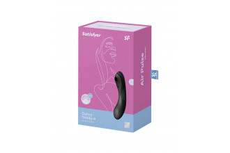 Черный вакуум-волновой вибростимулятор Satisfyer Curvy Trinity 4