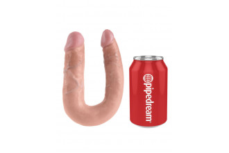 Двусторонний фаллоимитатор U-Shaped Medium Double Trouble - 34,6 см.