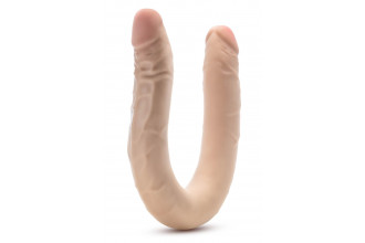 Телесный двусторонний фаллоимитатор 16.5 Inch Double Dong - 41,9 см.
