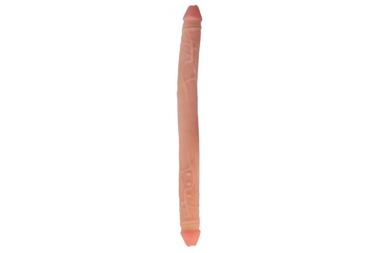 Двусторонний фаллоимитатор FLEX&FIX - 49,5 см.