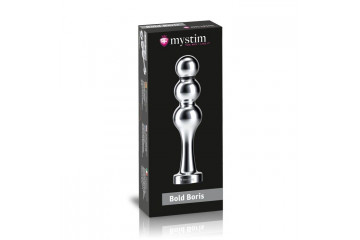 Металлический стимулятор Bold Boris для электросекса - 14 см.