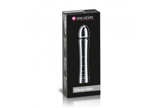Фаллоимитатор для электростимуляции Glossy Glen Dildo - 14 см.