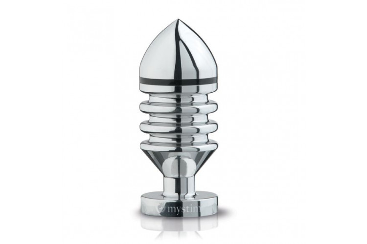 Металлическая анальная пробка Hector Helix Buttplug S - 10 см.