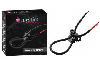 Эрекционное лассо для электростимуляции HEAVENLY HENRY