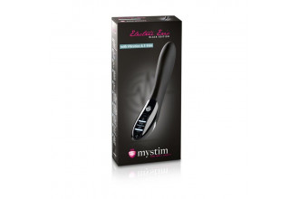 Черный вибратор с миостимуляцией Mystim Electric Eric Black Edition - 27 см.
