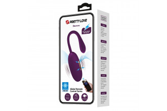 Фиолетовое виброяйцо с электростимуляцией Doreen Фиолетовое виброяйцо с электростимуляцией Doreen