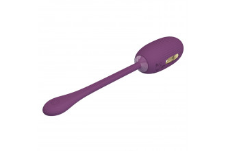 Фиолетовое виброяйцо с электростимуляцией Doreen Фиолетовое виброяйцо с электростимуляцией Doreen