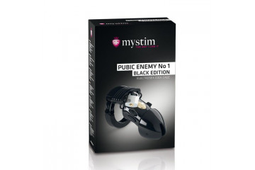 Пояс верности с электростимуляцией Mystim Pubic Enemy No1 Black Edition