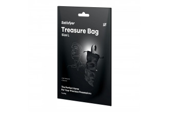 Черный мешочек для хранения игрушек Treasure Bag L