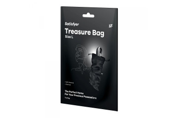 Черный мешочек для хранения игрушек Treasure Bag L