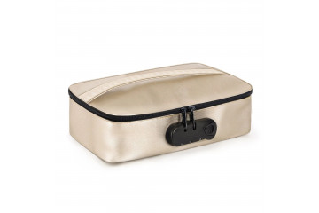 Золотистая сумочка для хранения игрушек Discreet Box