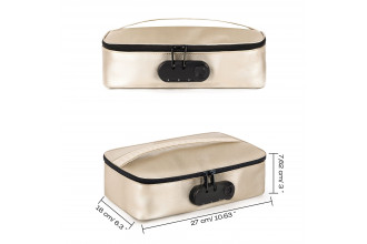 Золотистая сумочка для хранения игрушек Discreet Box